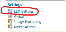GeoServer home page showing the link to WPS OpenAI settings